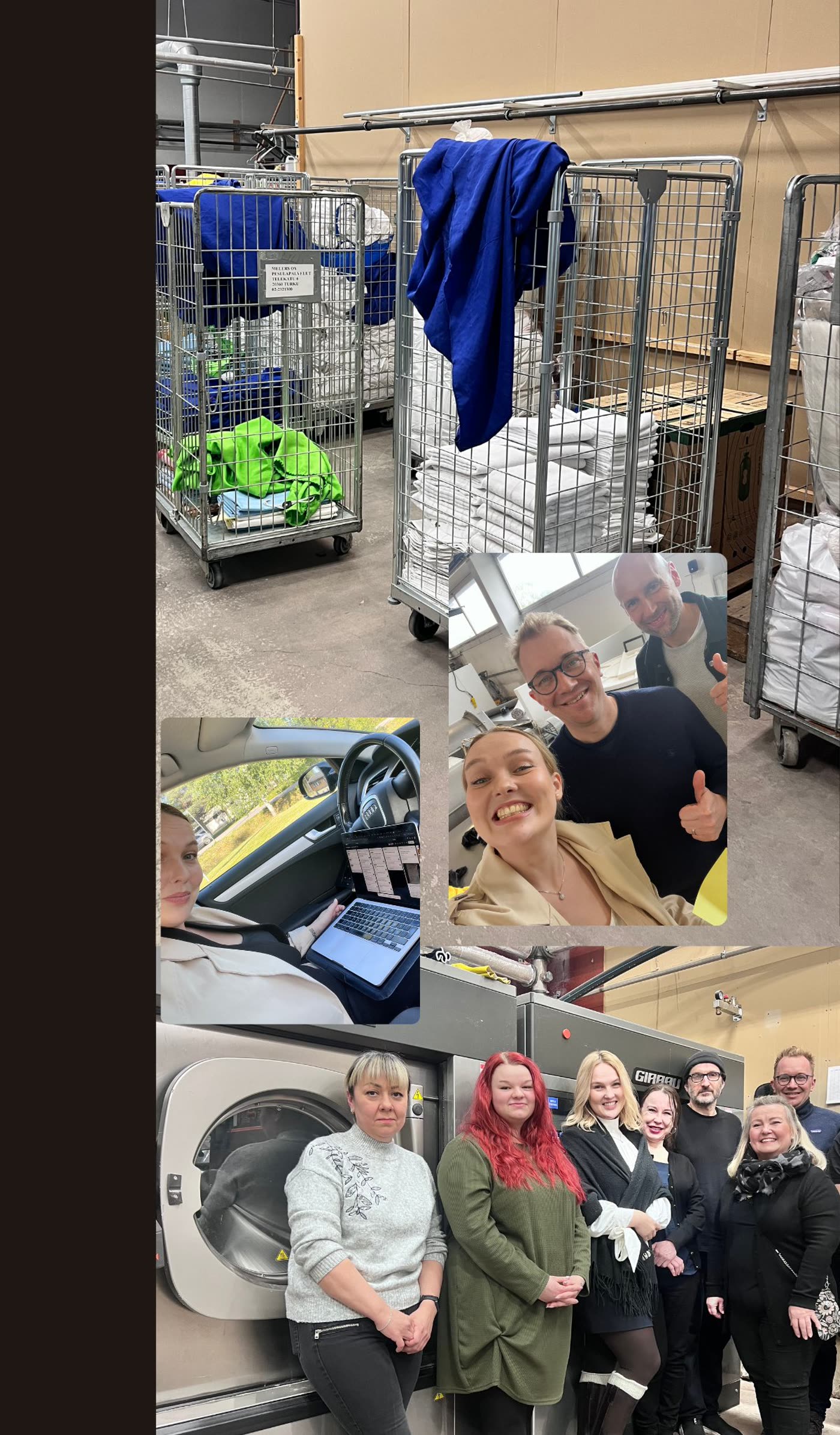 The Askel team at the Melers laundry